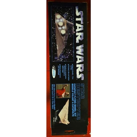 Star Wars Star Destroyer Catapult Flying Model Kit Estes EST 5062 Balsa Wood - Picture 2 of 2